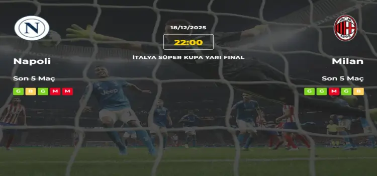 Napoli Milan İddaa Maç Tahmini 18 Aralık 2025