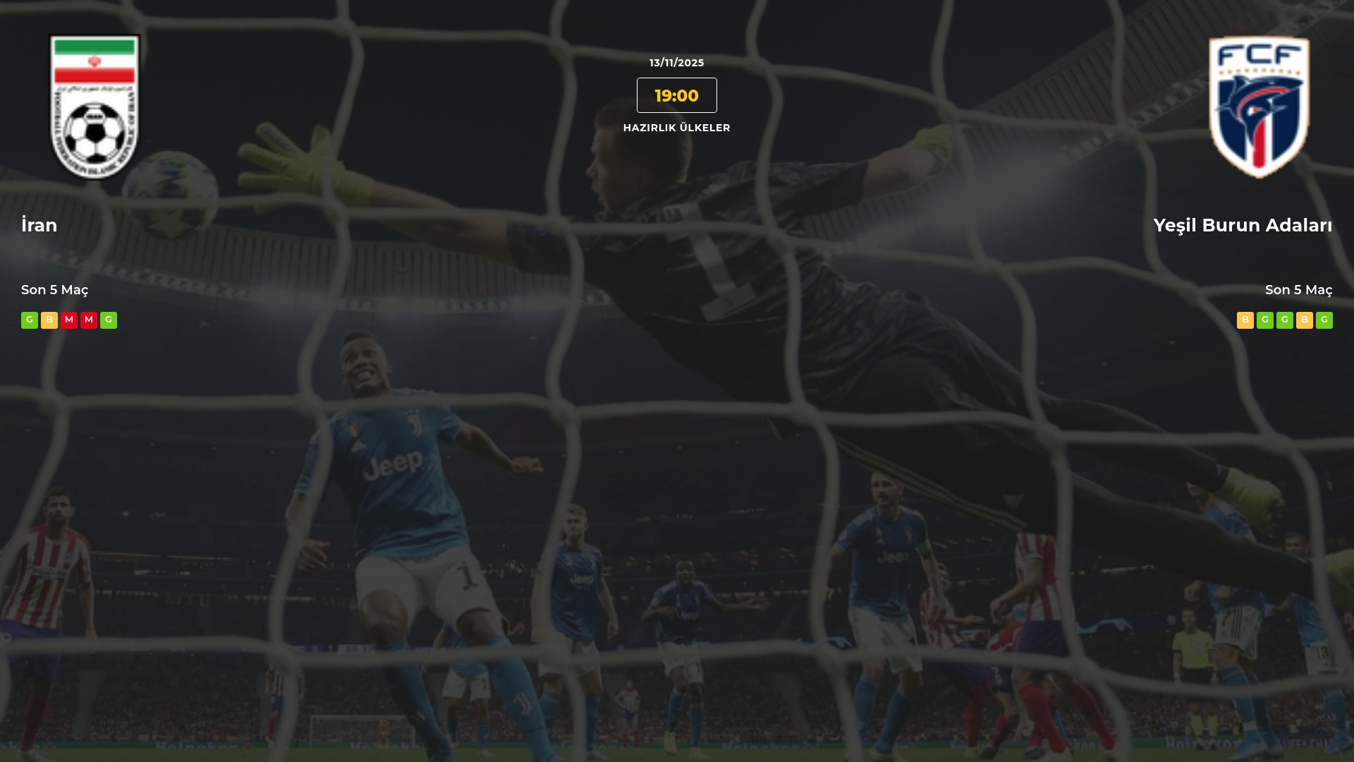 İran Yeşil Burun Adaları İddaa Maç Tahmini 13 Kasım 2025
