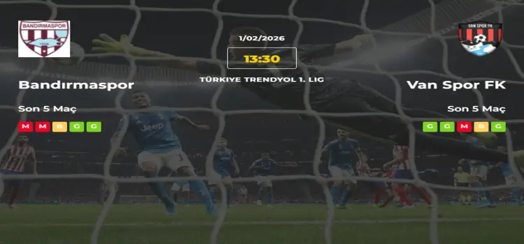 Bandırmaspor Vanspor İddaa Maç Tahmini 1 Şubat 2026