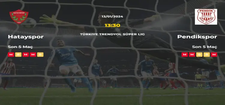 Hatayspor Pendikspor İddaa Maç Tahmini 13 Ocak 2024