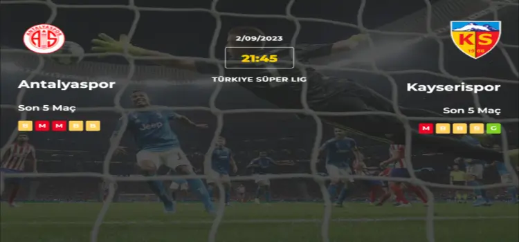 Antalyaspor Kayserispor İddaa Maç Tahmini 2 Eylül 2023