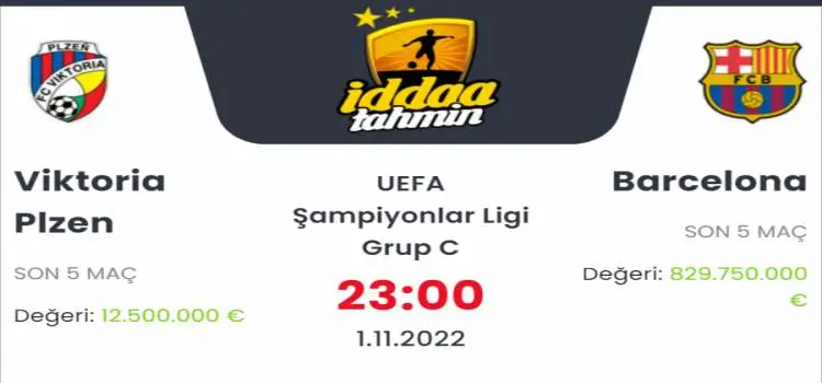 Plzen Barcelona İddaa Maç Tahmini 1 Kasım 2022
