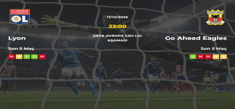 Lyon Go Ahead Eagles İddaa Maç Tahmini 11 Aralık 2025