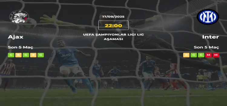 Ajax Inter İddaa Maç Tahmini 17 Eylül 2025