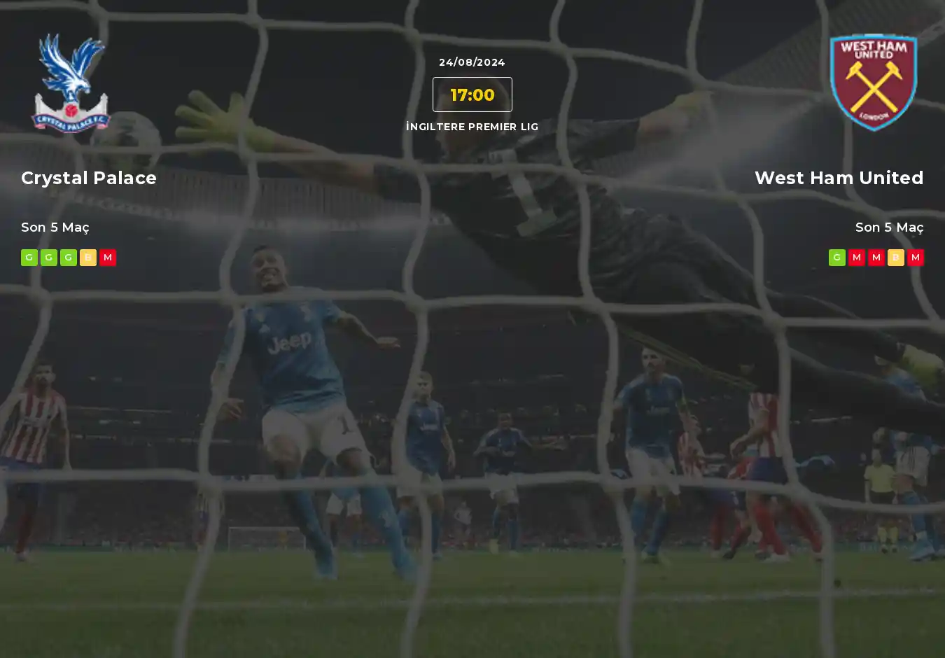 Crystal Palace West Ham United İddaa Maç Tahmini 24 Ağustos 2024