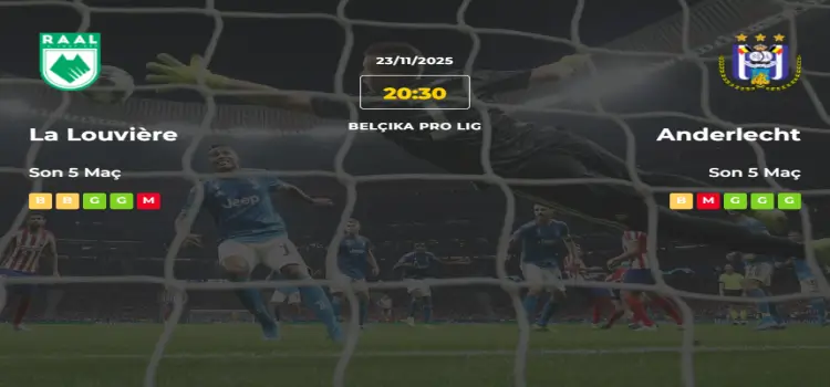 La Louviere Anderlecht İddaa Maç Tahmini 23 Kasım 2025