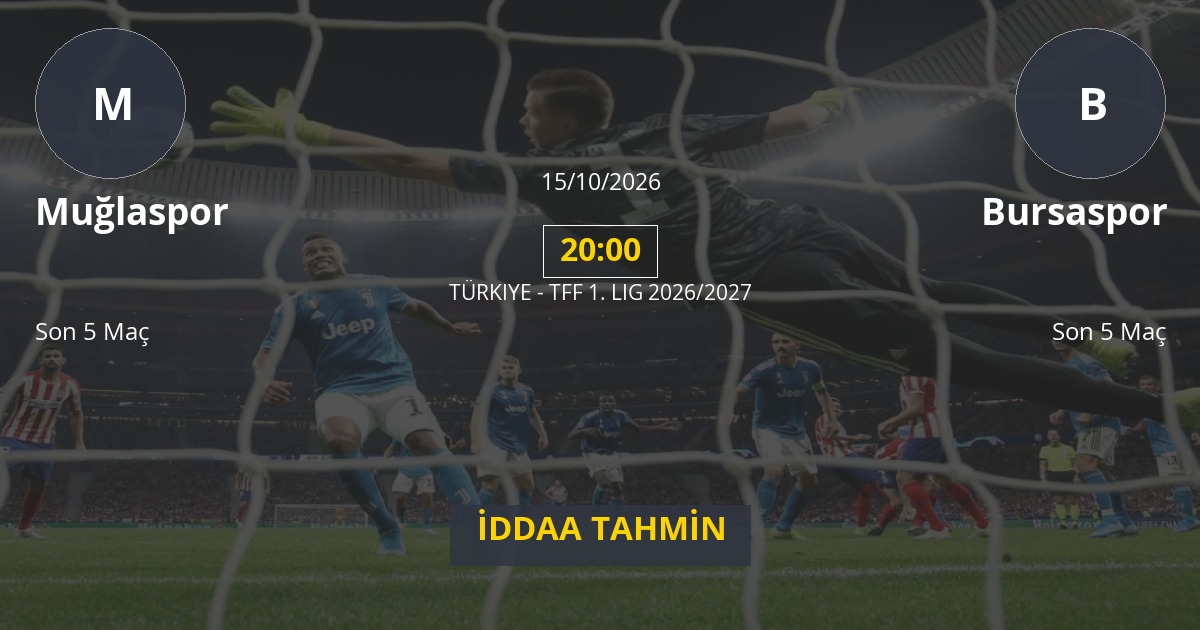 Muğlaspor Bursaspor İddaa Maç Tahmini 15 Ekim 2026