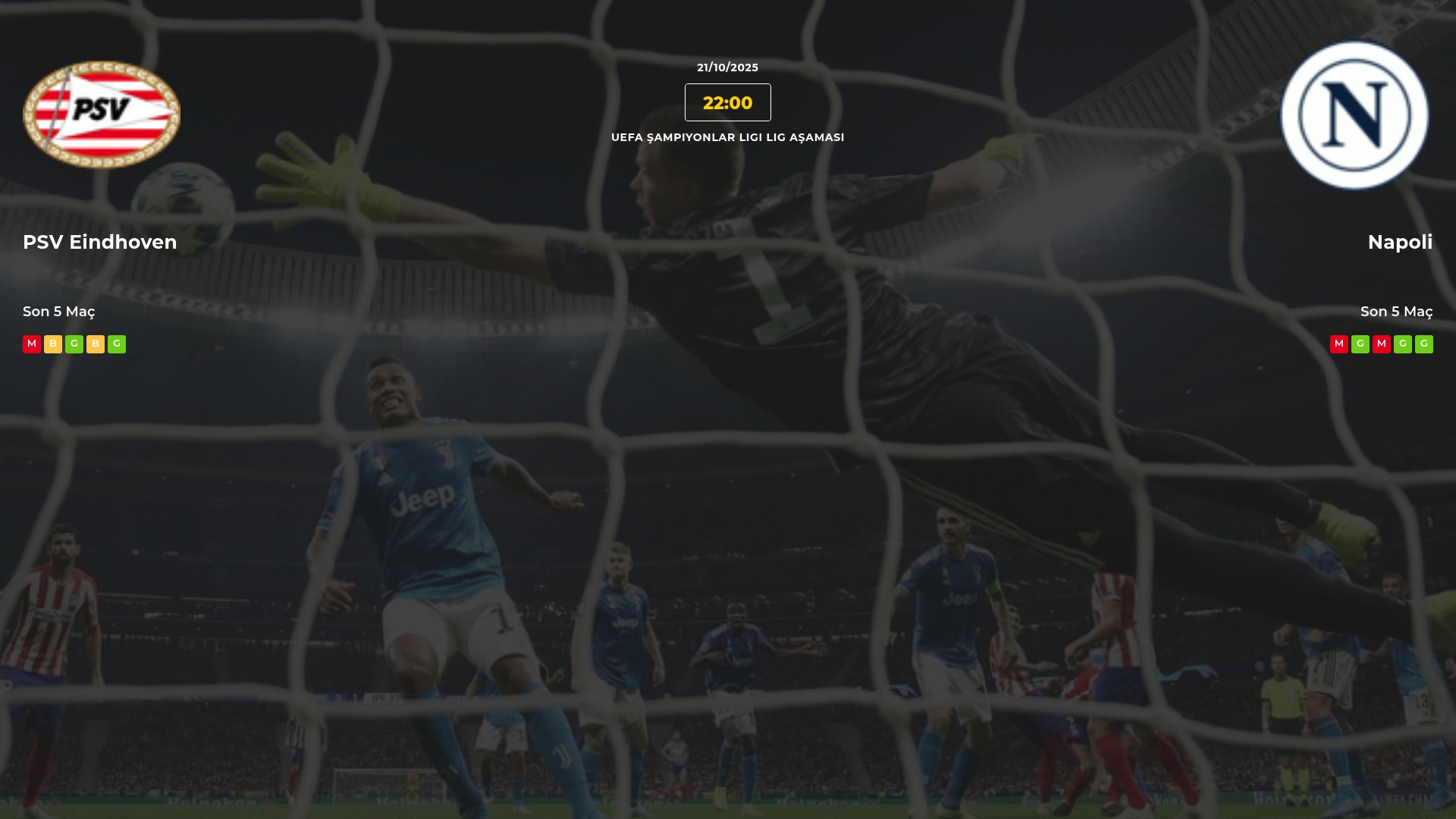 PSV Eindhoven Napoli İddaa Maç Tahmini 21 Ekim 2025