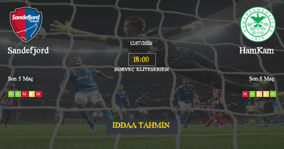 Sandefjord HamKam İddaa Maç Tahmini 12 Temmuz 2026