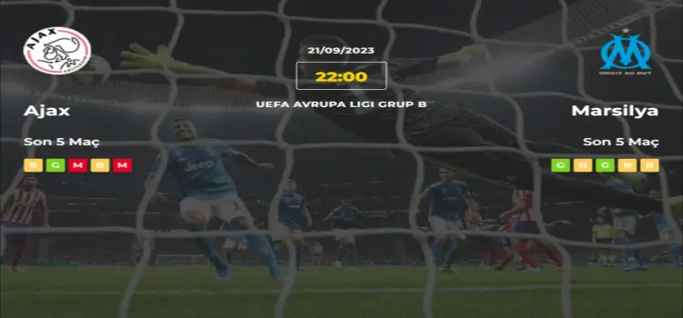 Ajax Marsilya İddaa Maç Tahmini 21 Eylül 2023