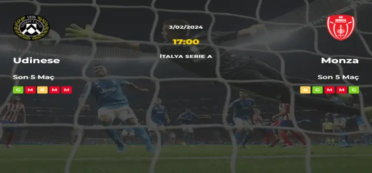Udinese Monza İddaa Maç Tahmini 3 Şubat 2024