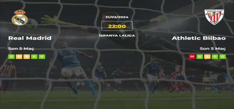 Real Madrid Athletic Bilbao İddaa Maç Tahmini 31 Mart 2024
