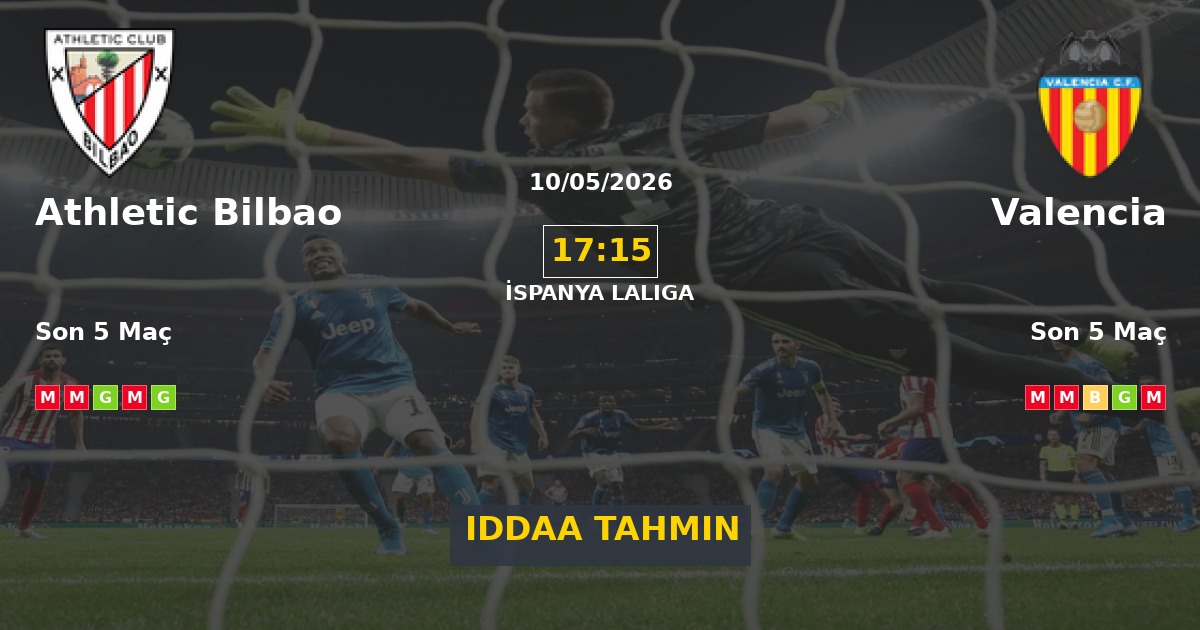 Athletic Bilbao Valencia İddaa Maç Tahmini 10 Mayıs 2026