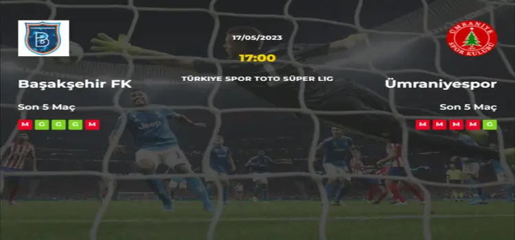 Başakşehir Ümraniyespor İddaa Maç Tahmini 17 Mayıs 2023