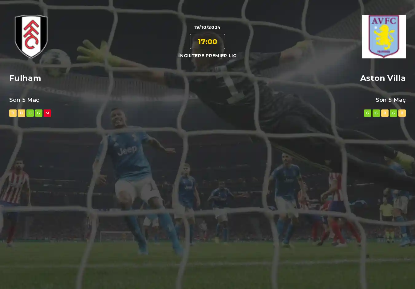 Fulham Aston Villa İddaa Maç Tahmini 19 Ekim 2024