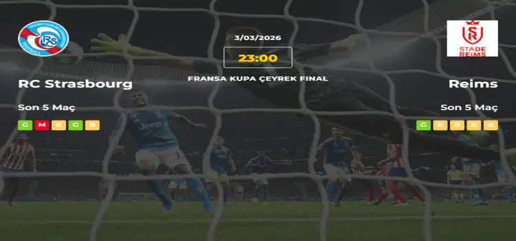 Strasbourg Reims İddaa Maç Tahmini 3 Mart 2026