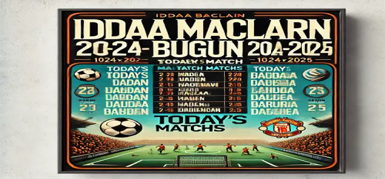 İddaa Maçları Bugün 2024-2025