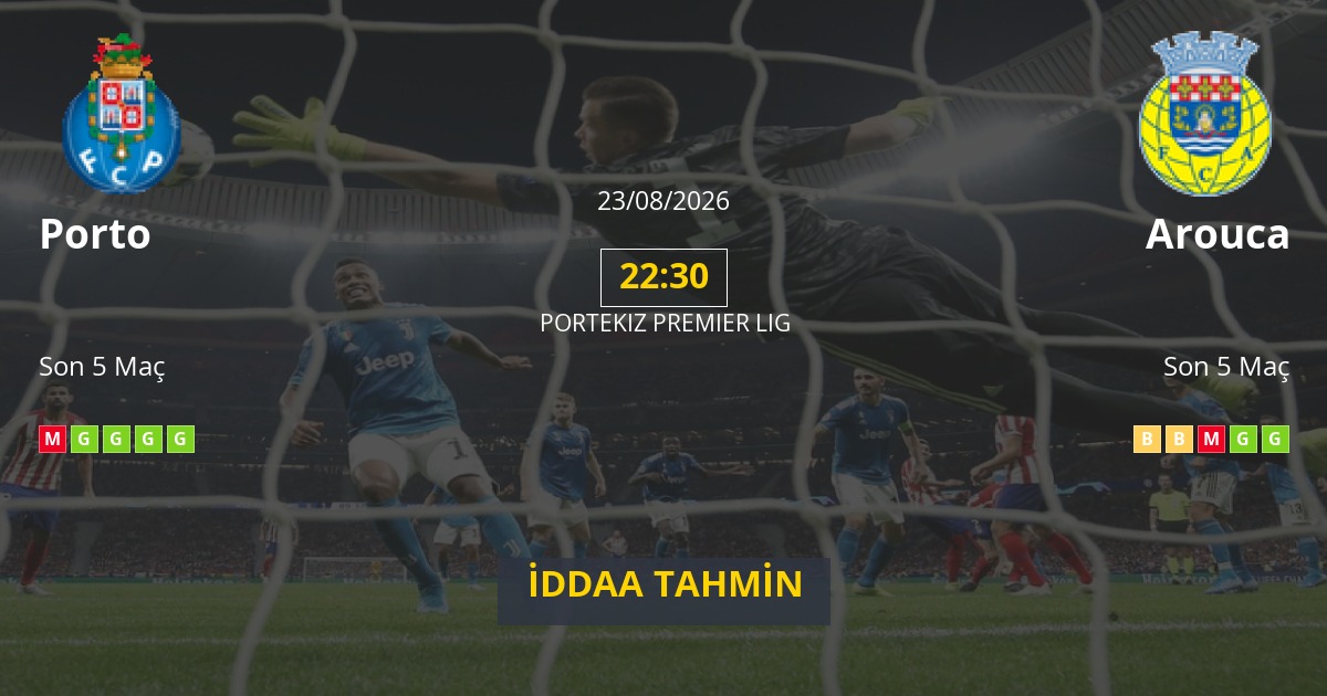 Porto Arouca İddaa Maç Tahmini 23 Ağustos 2026