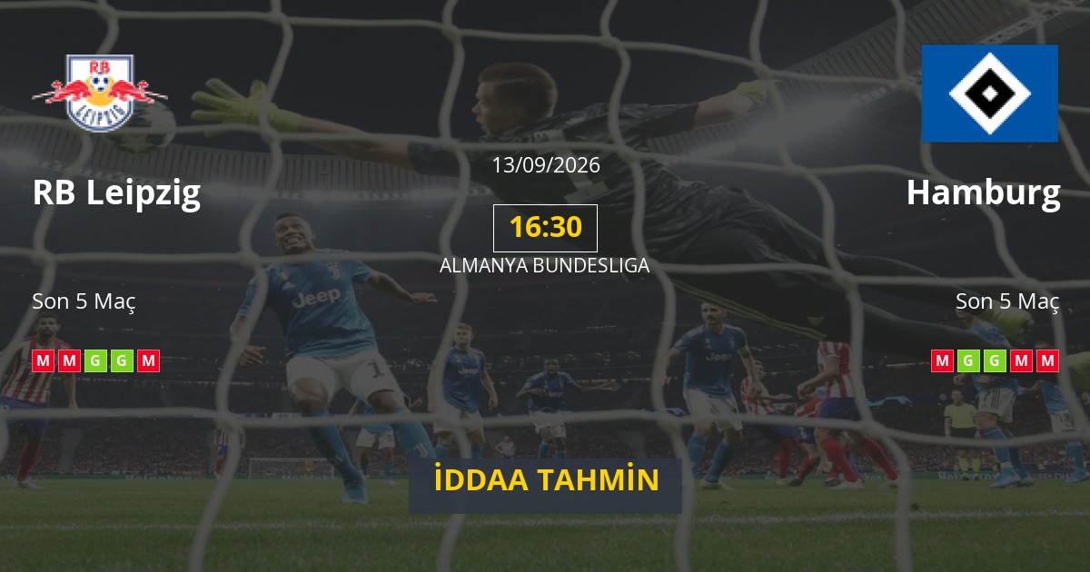 RB Leipzig Hamburg İddaa Maç Tahmini 13 Eylül 2026