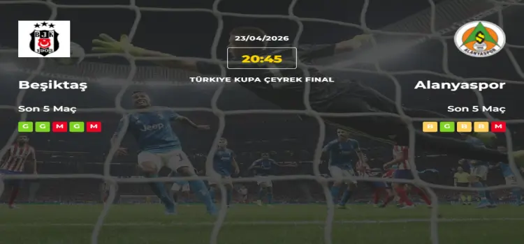 Beşiktaş Alanyaspor İddaa Maç Tahmini 23 Nisan 2026