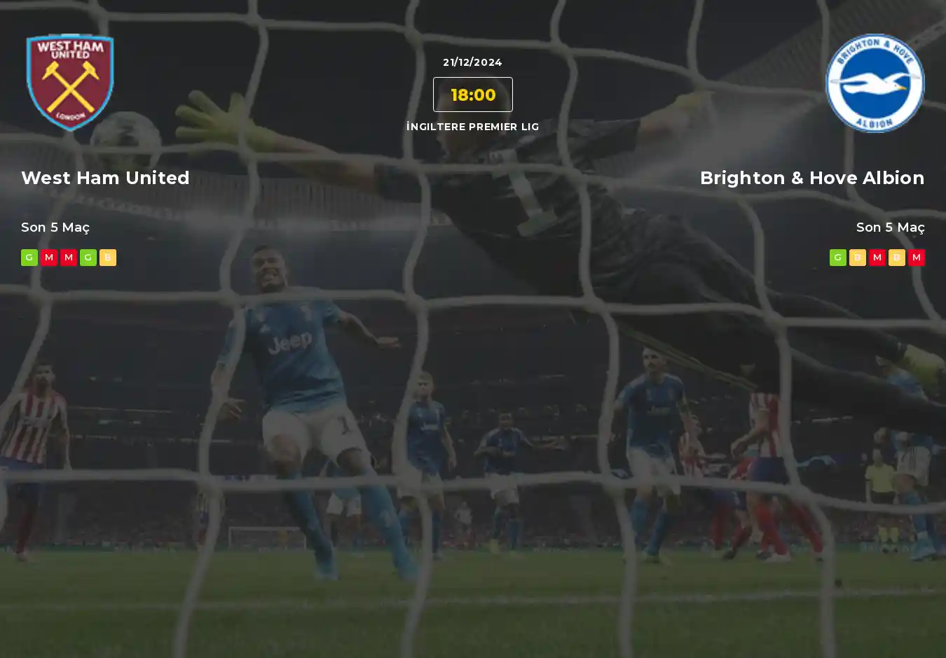 West Ham United Brighton & Hove Albion İddaa Maç Tahmini 21 Aralık 2024
