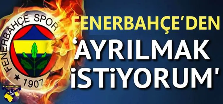 Yıldız futbolcu yönetime bildirdi! 