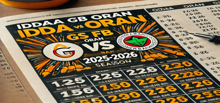 İddaa GS FB Oran 2025-2026
