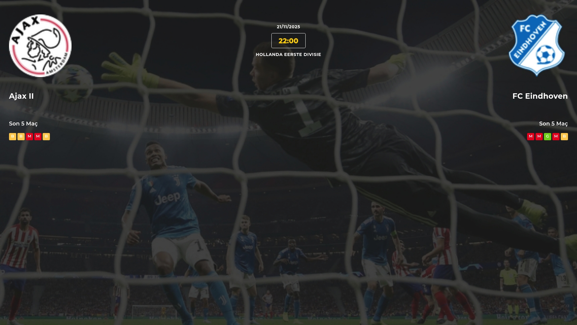Ajax II FC Eindhoven İddaa Maç Tahmini 21 Kasım 2025