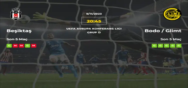 Beşiktaş Bodo Glimt İddaa Maç Tahmini 9 Kasım 2023