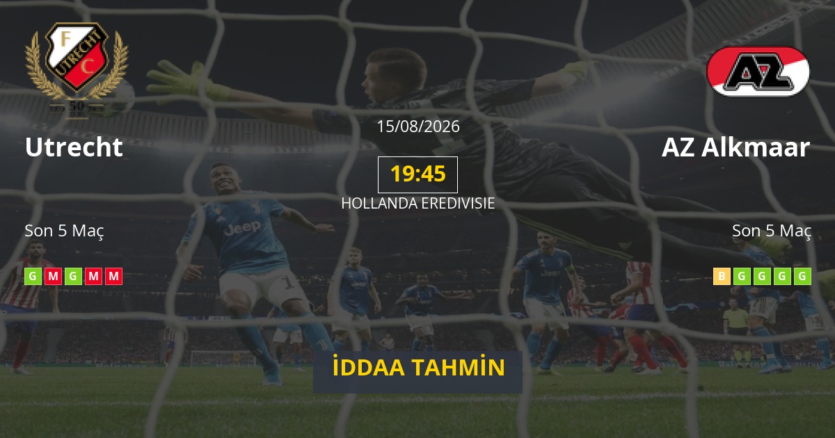 Utrecht AZ Alkmaar İddaa Maç Tahmini 15 Ağustos 2026