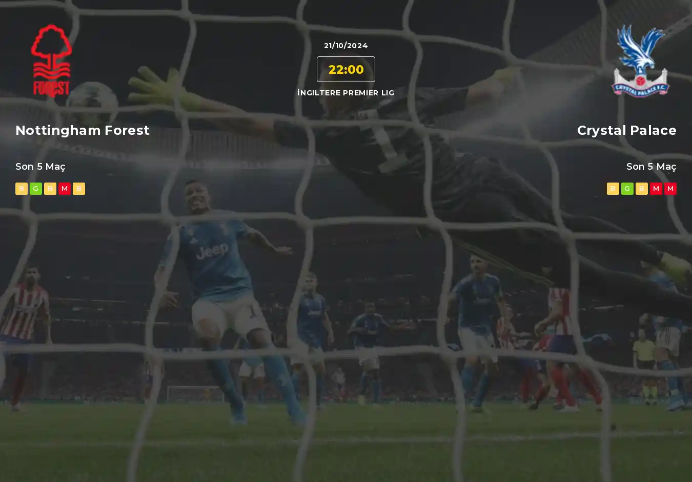 Nottingham Forest Crystal Palace İddaa Maç Tahmini 21 Ekim 2024