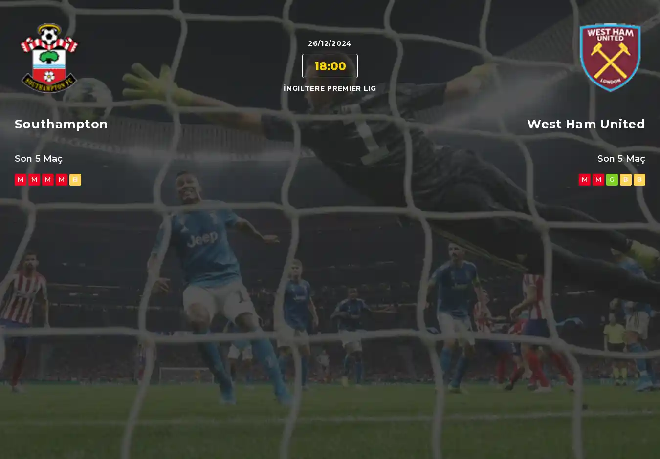 Southampton West Ham United İddaa Maç Tahmini 26 Aralık 2024