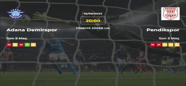 Adana Demirspor Pendikspor İddaa Maç Tahmini 16 Eylül 2023