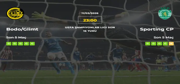 Bodo Glimt Sporting İddaa Maç Tahmini 11 Mart 2026