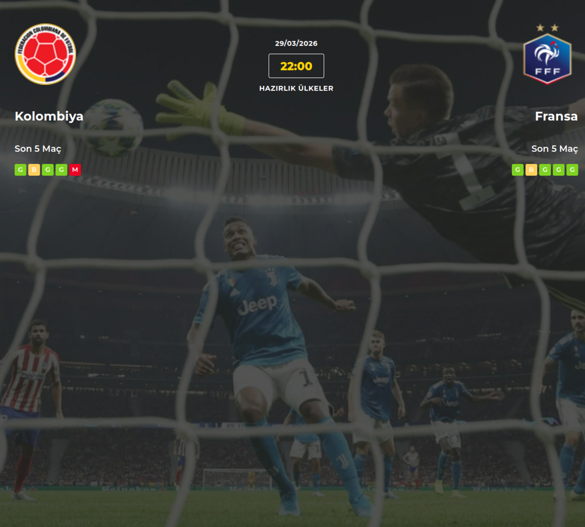 Kolombiya Fransa İddaa Maç Tahmini 29 Mart 2026