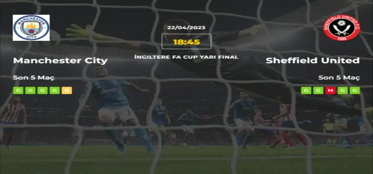 Manchester City Sheffield United İddaa Maç Tahmini 22 Nisan 2023