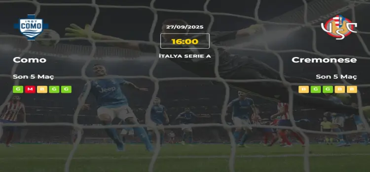Como Cremonese İddaa Maç Tahmini 27 Eylül 2025