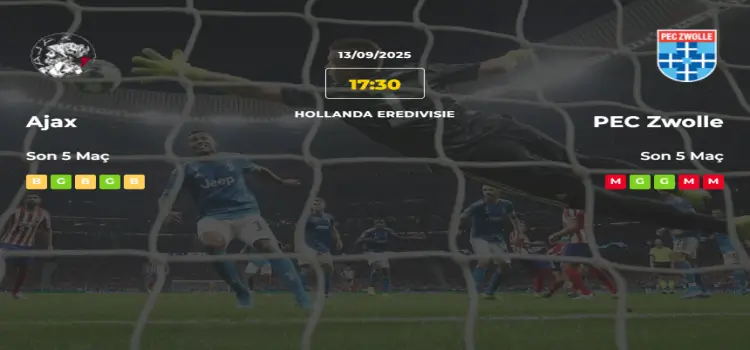 Ajax Zwolle İddaa Maç Tahmini 13 Eylül 2025