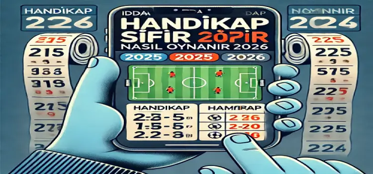 İddaa handikap sıfır nasıl oynanır 2025-2026
