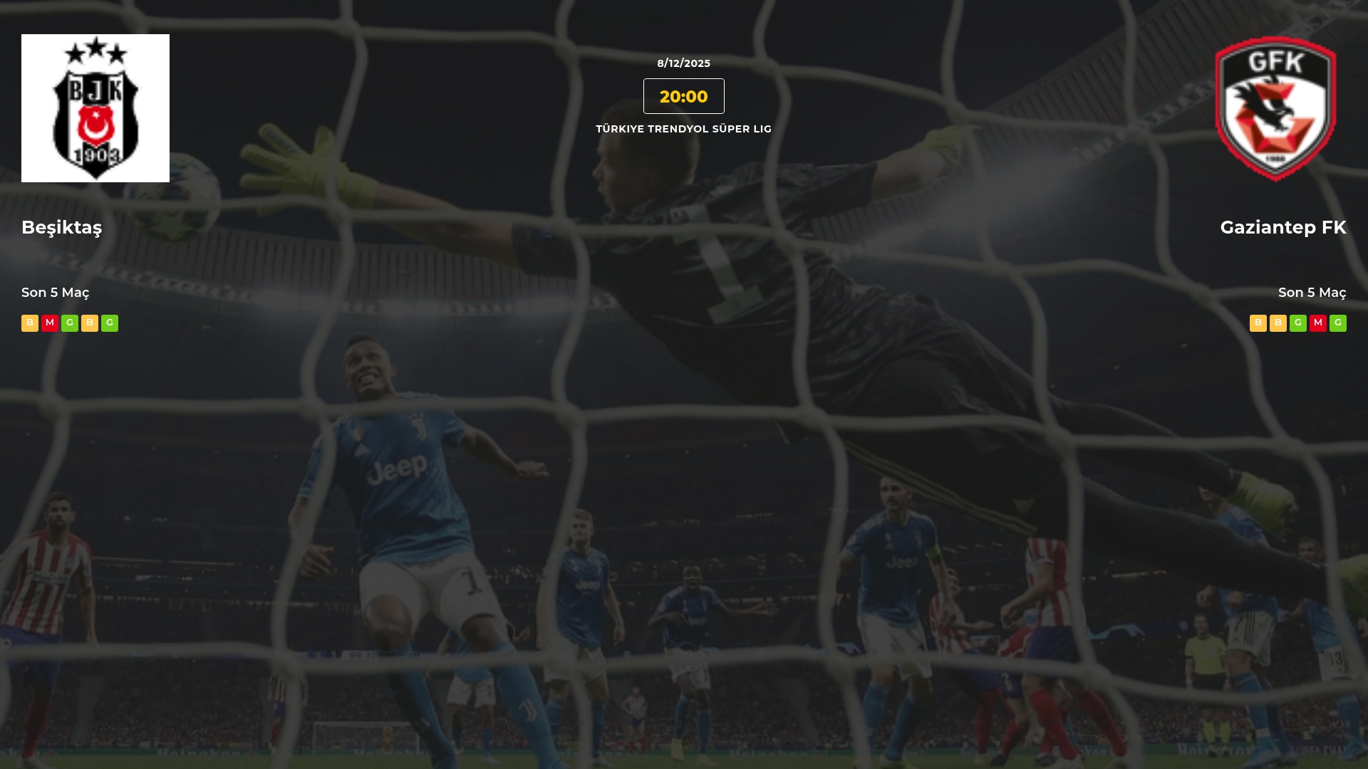 Beşiktaş Gaziantep FK İddaa Maç Tahmini 08 Aralık 2025