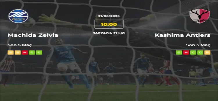 Machida Zelvia Kashima Antlers İddaa Maç Tahmini 21 Haziran 2025