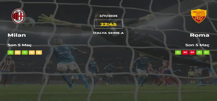 Milan Roma İddaa Maç Tahmini 2 Kasım 2025