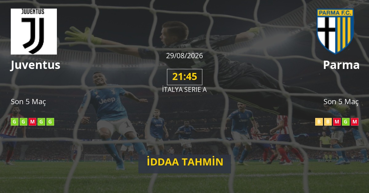 Juventus Parma İddaa Maç Tahmini 29 Ağustos 2026