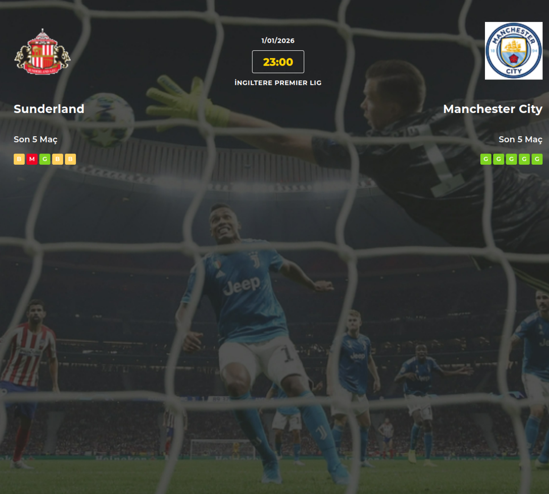 Sunderland Manchester City İddaa Maç Tahmini 01 Ocak 2026
