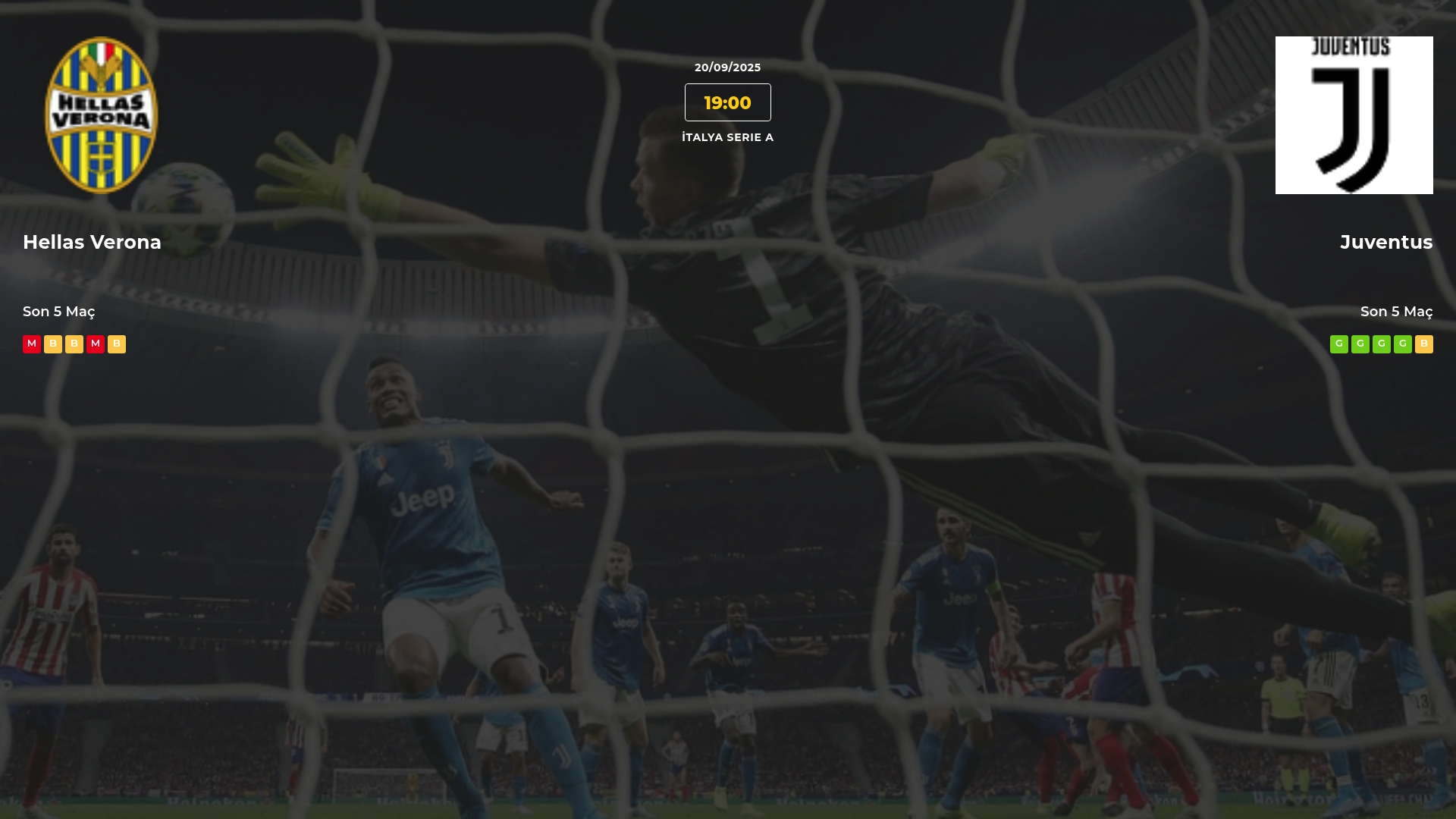 Hellas Verona Juventus İddaa Maç Tahmini 20 Eylül 2025