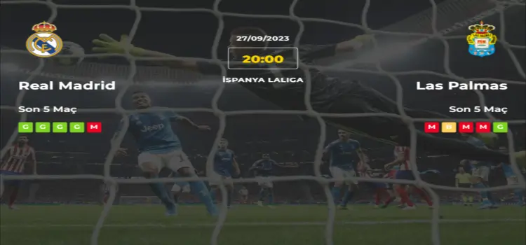 Real Madrid Las Palmas İddaa Maç Tahmini 27 Eylül 2023