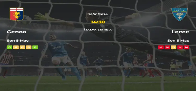 Genoa Lecce İddaa Maç Tahmini 28 Ocak 2024