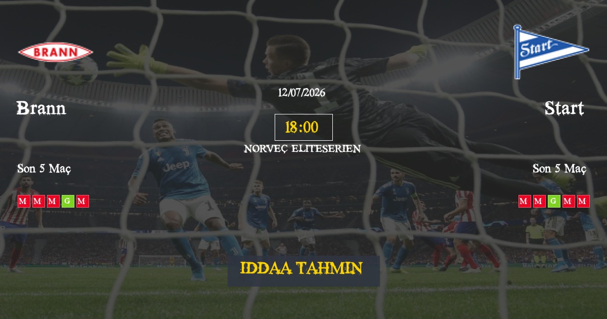 Brann Start İddaa Maç Tahmini 12 Temmuz 2026