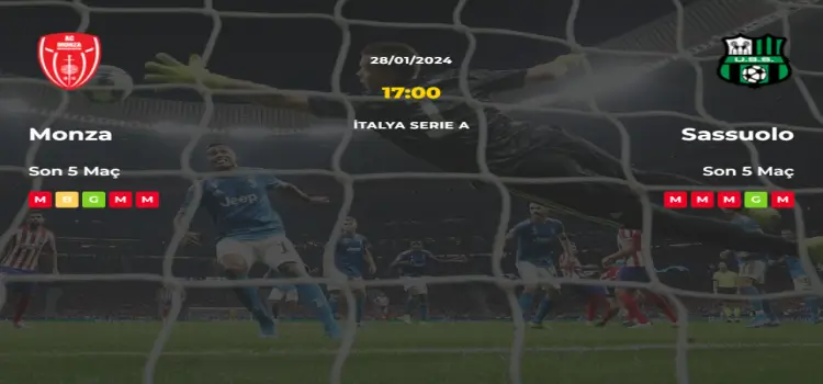 Monza Sassuolo İddaa Maç Tahmini 28 Ocak 2024