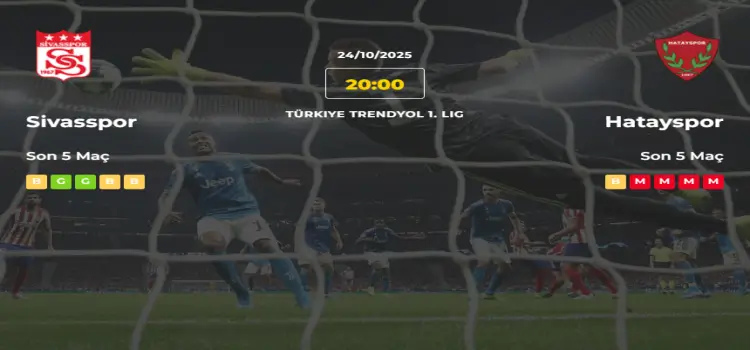 Sivasspor Hatayspor İddaa Maç Tahmini 24 Ekim 2025